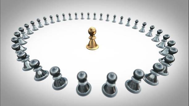 istock Leadership pawn Individuality 469328462