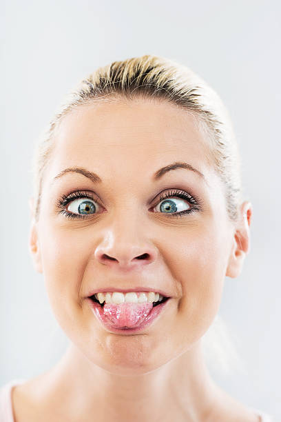 istock Woman goofing. 469328656