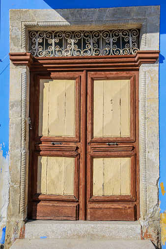 Old house door