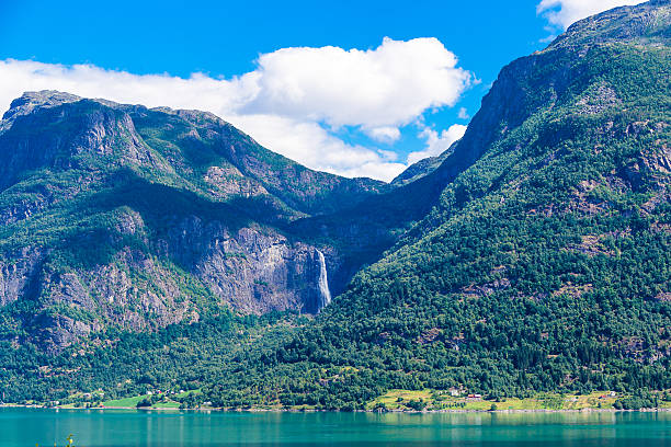 istock Distant Falls in Songdal County, Norway 469331934