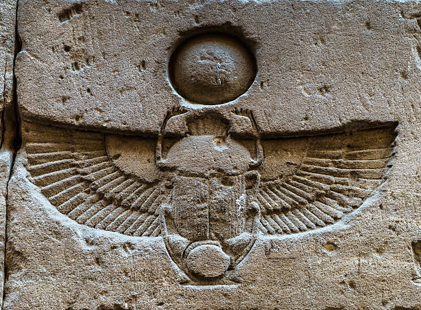 istock Ancient well preserved original Egyptian hieroglyphs 469332842