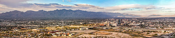 Tucson Skyline Downtown and Santa Catalina Mountains - Panoramic