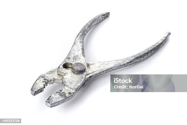 Metal Pliers Stock Photo - Download Image Now - 2015, Adjustable, Dirty