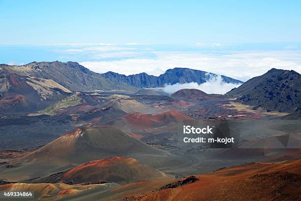 Inside Haleakala Crater Stock Photo - Download Image Now - 2015, Ash, Beauty In Nature