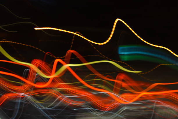 istock abstract light painting, acceleration light motion lines background 469339372