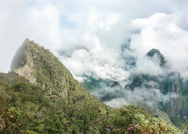 istock Huayna Pichu Mountain Cover by Clouds 469340222