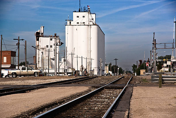 istock Grain Silos in Dodge City, Kansas 469345378