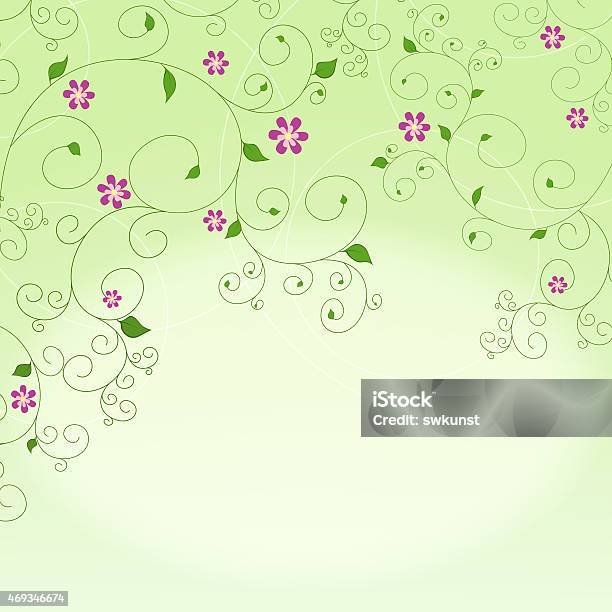 Background Flowers Stock Illustration - Download Image Now - 2015, Abstract, Beauty In Nature