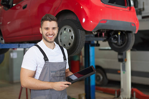 istock Waiting to check your car 469348036