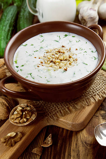 istock Tarator, bulgarian sour milk soup 469351386