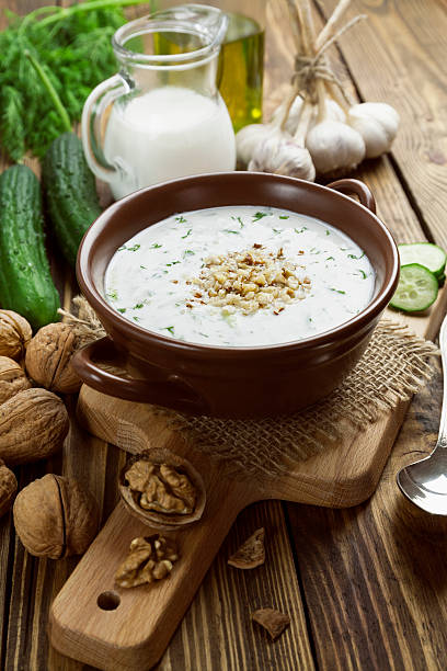 istock Tarator, bulgarian sour milk soup 469351388