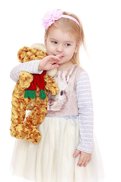 istock Little girl with Teddy bear 469351462