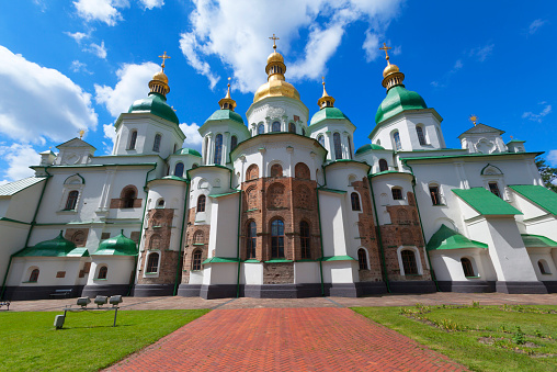 St. Sophia Cathedral in Kiev, Ukraine - temple, built in the first half of the XI century in the center of Kiev, according to the Chronicle, prince Yaroslav Mudriy.