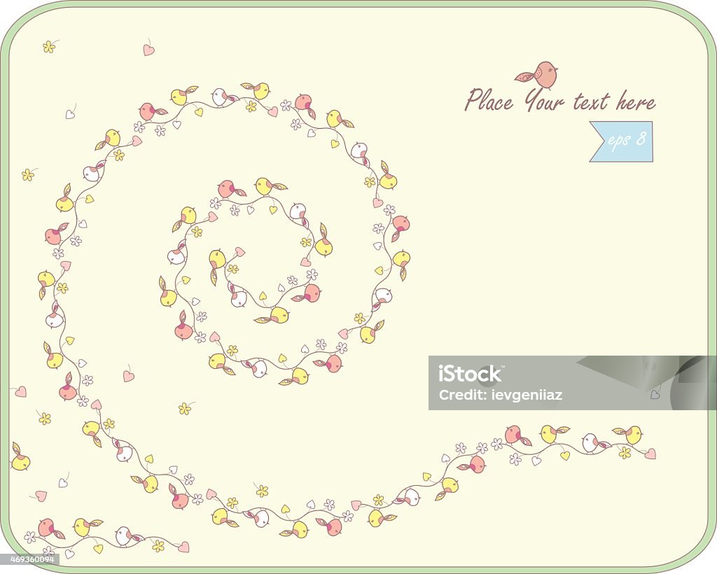 Vector Stock Background Simple Spring Spring Background Stock Illustration - Download Image Now - 2015 ...