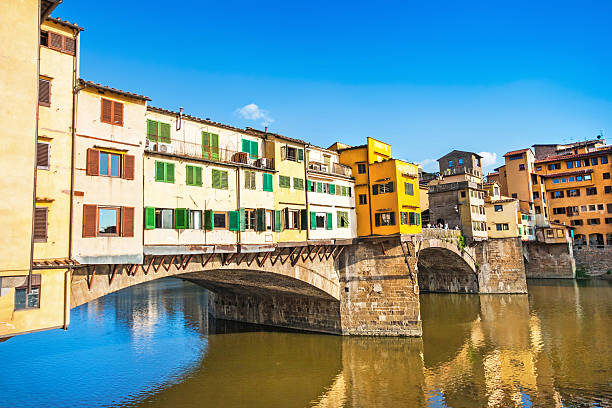 istock Ponte Vecchio with river Arno in Florence, Italaly 469364046