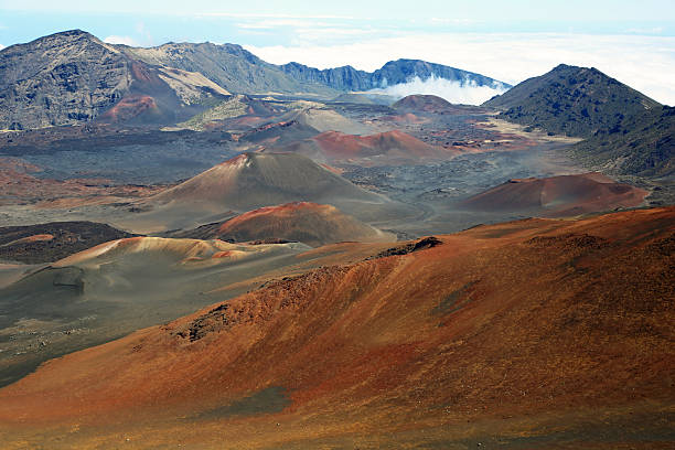 istock Red slope in Haleakala NP 469364084