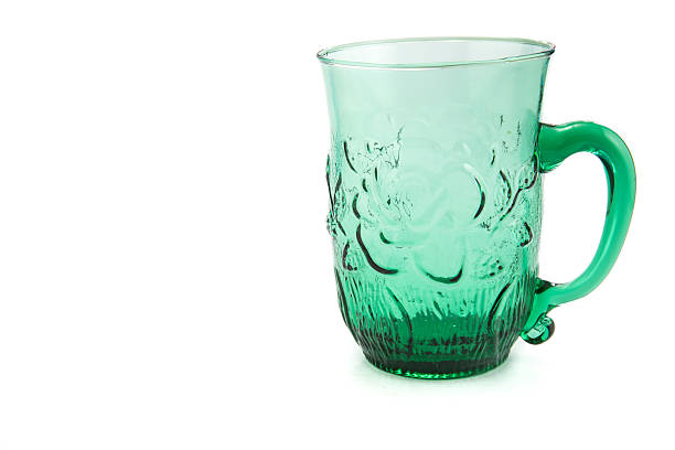 istock glass isolated on a white background. 469364206