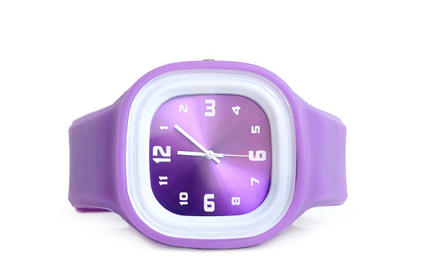 reloj de pulsera - purple belt fotografías e imágenes de stock