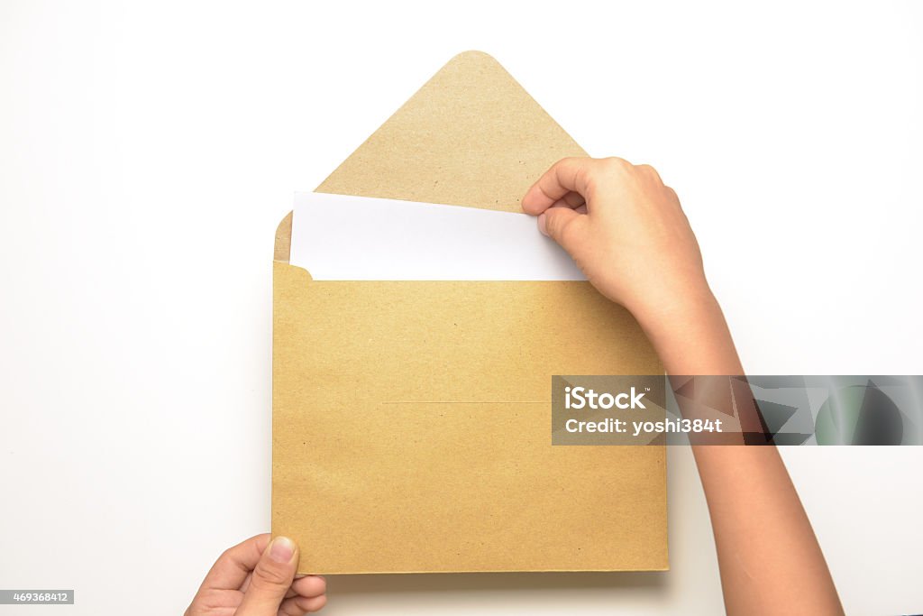 Brown envelope 2015 Stock Photo