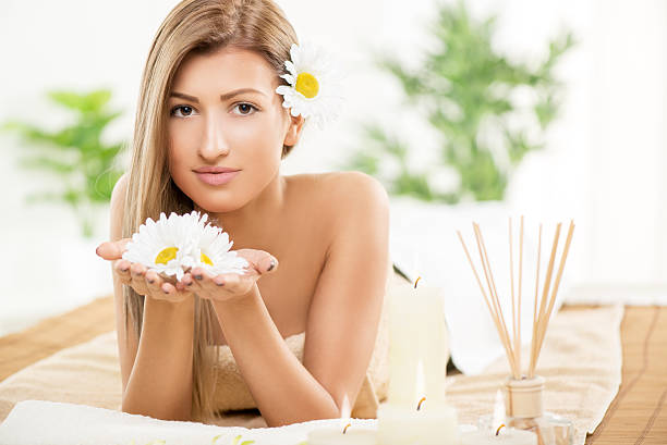istock Beautiful Woman In The Spa Centre 469368894
