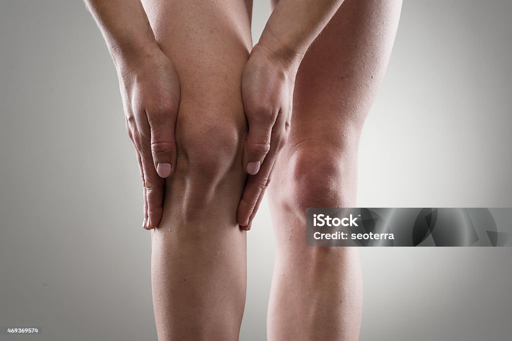 Knie Schmerzen - Lizenzfrei Arthritis Stock-Foto