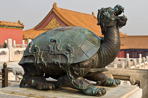 istock Bronze turtle in China Emperor Forbidden city 469369592