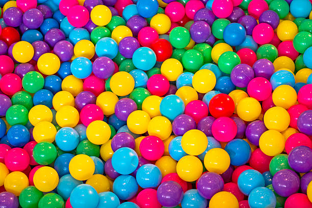 색상화 공  - ball pool 뉴스 사진 이미지