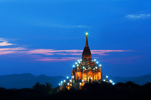 istock Gawdawpalin pagoda at twilight in Bagan archaeological zone, Mya 469370904