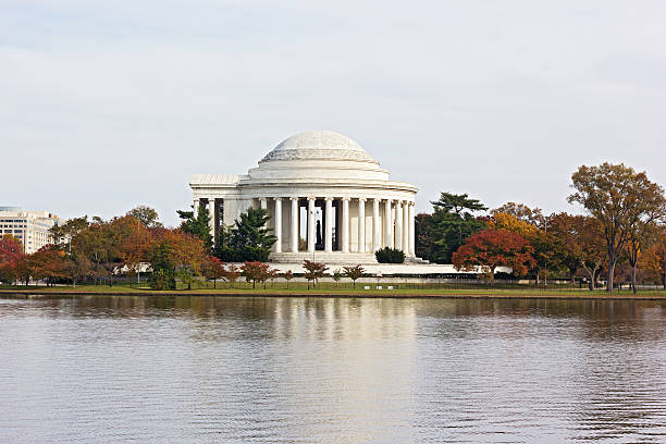 istock Tidal Basin and Jefferson Memorial in fall, Wasington DC. 469373914