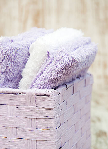 istock towels in basket 469374720