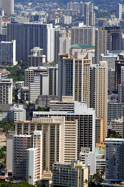 Stock image of Waikiki Beach, Honolulu, Oahu, Hawaii