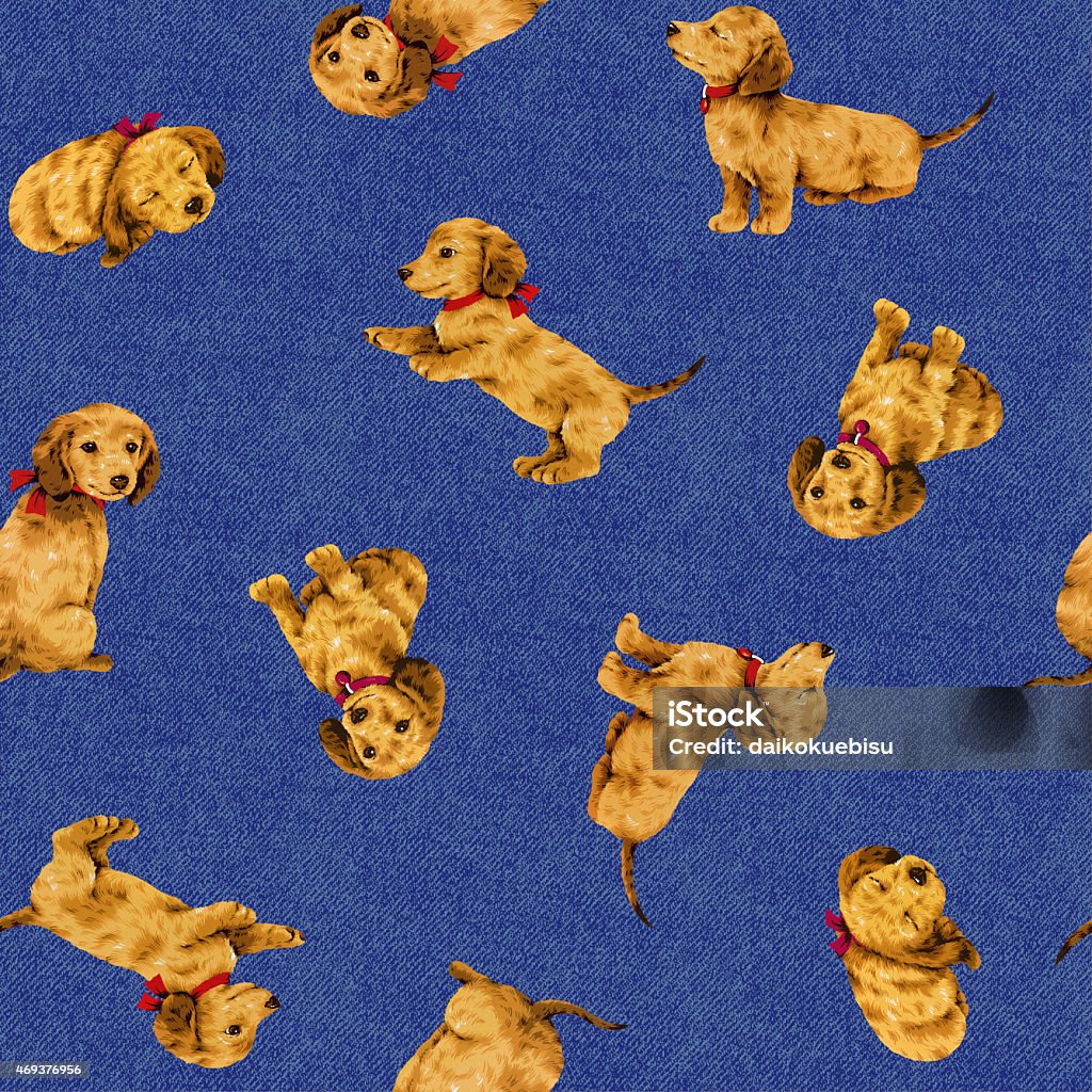 Dog pattern It is the illustration of a pretty dog 2015 stock illustration