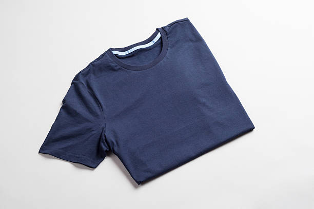 istock Dark blue tshirt template ready for your graphic design. 469377580
