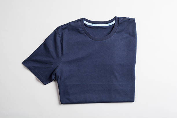 istock Dark blue tshirt template ready for your graphic design. 469377586