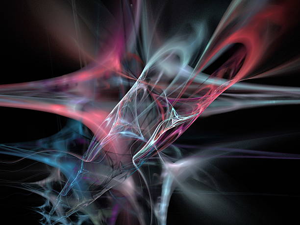 istock Digital Fractal on Black 469380864