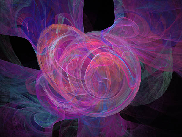 istock Digital Fractal on Black 469380944