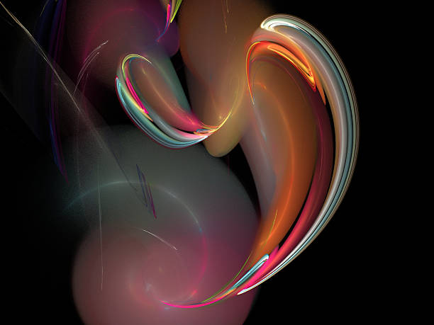 istock Digital Fractal on Black 469381034
