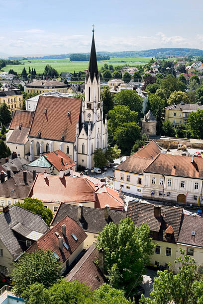 istock Village Church - Melk, Austria 469390500