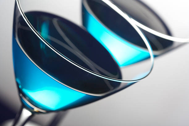 istock Studio shot of blue alcoholic drink 469401292