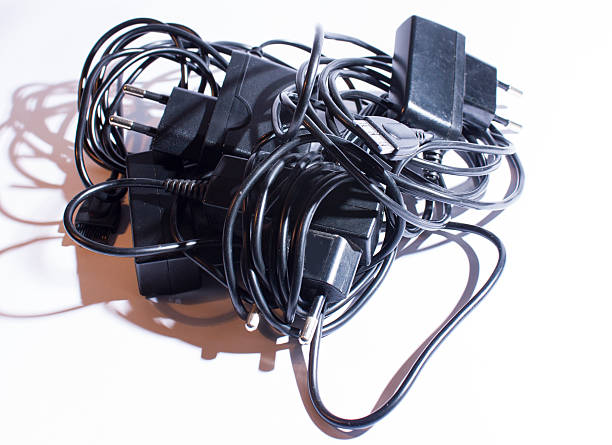 istock Mess of Chargers 469405308