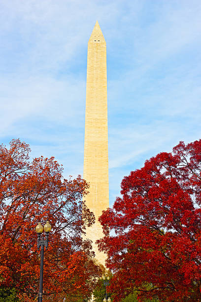 istock Washington National Monument in fall in US capital. 469405974