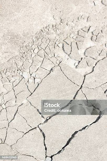 Grunge Concrete Cement Wall With Crack In Industrial Building G Stock Photo - Download Image Now