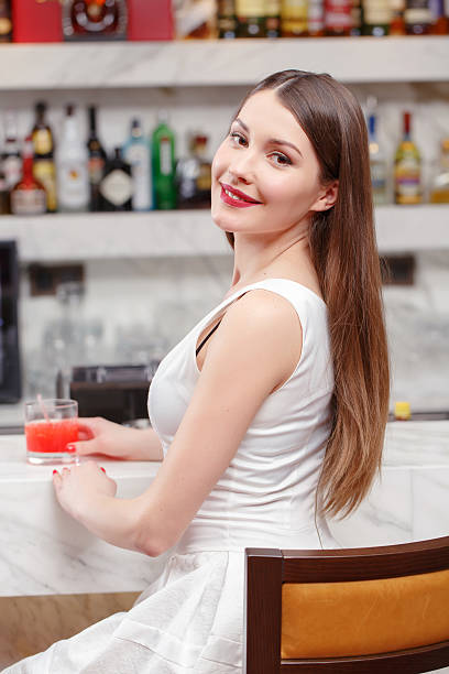 istock Woman spends time in the bar 469415678