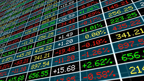 istock Display of Stock market 469416186