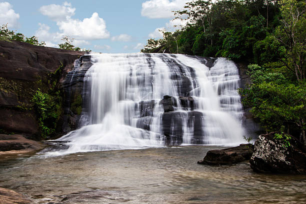 istock Seven colors waterfall, Bueng Kan,waterfall in deep forest, Thai 469416928