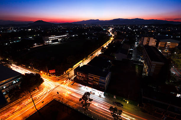 istock Night city traffic 469420958