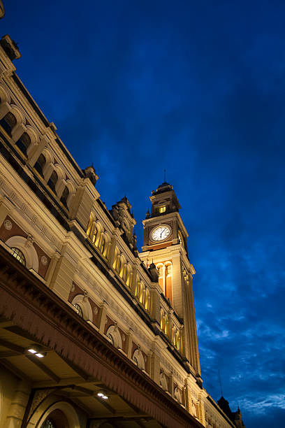 istock Clock tower at Estacao da Luz, Sao Paulo Brazil 469429022