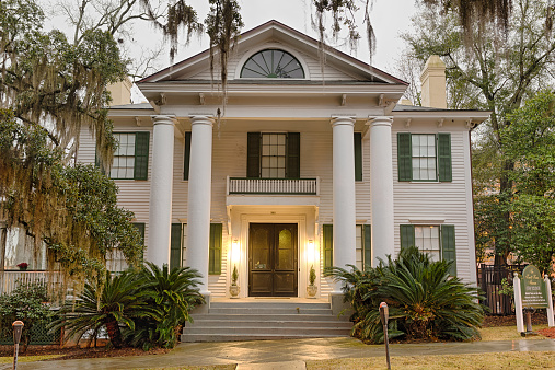 Tallahassee, Florida, USA - January 16, 2015 : Knott House Museum located in the Park Avenue Historic District in Tallahassee, Florida.