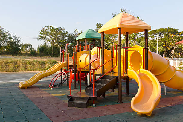 istock Children playground in park 469432576