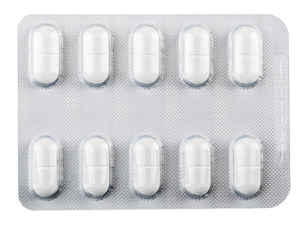 医薬品のコレクションのパッケージ - pill medicine capsule excess ストックフォトと画像